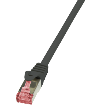 LogiLink Patchkabel Kat.6 S/FTP PIMF PrimeLine schwarz 2,00m
